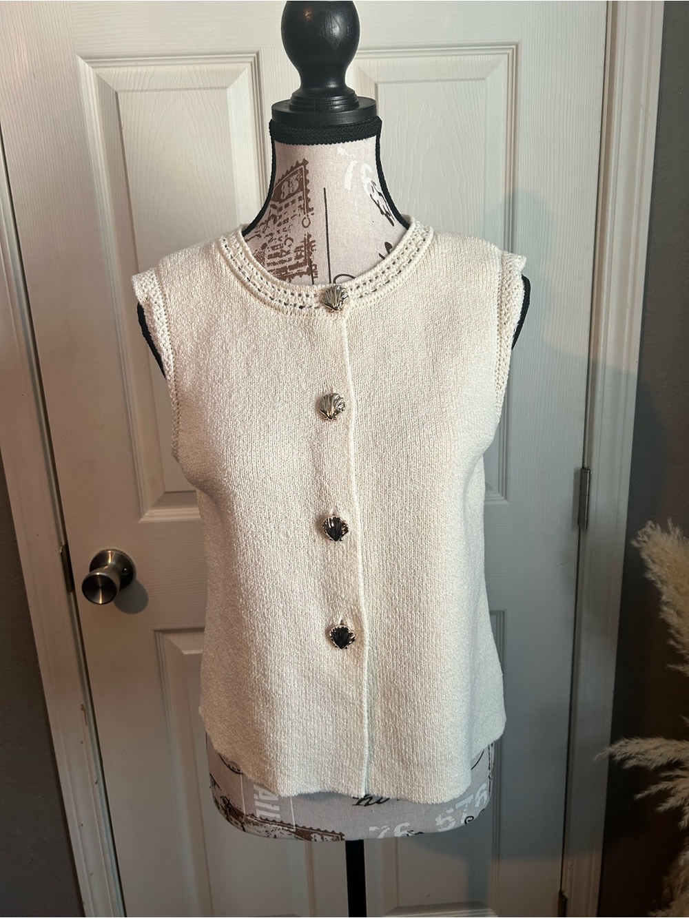 Workshop Republic Clothing Cream Knit top